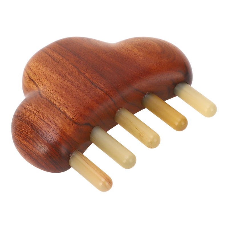 Rosewood Meridian Comb Wide Comb Teeth Reduce Stress Wooden Scalp
