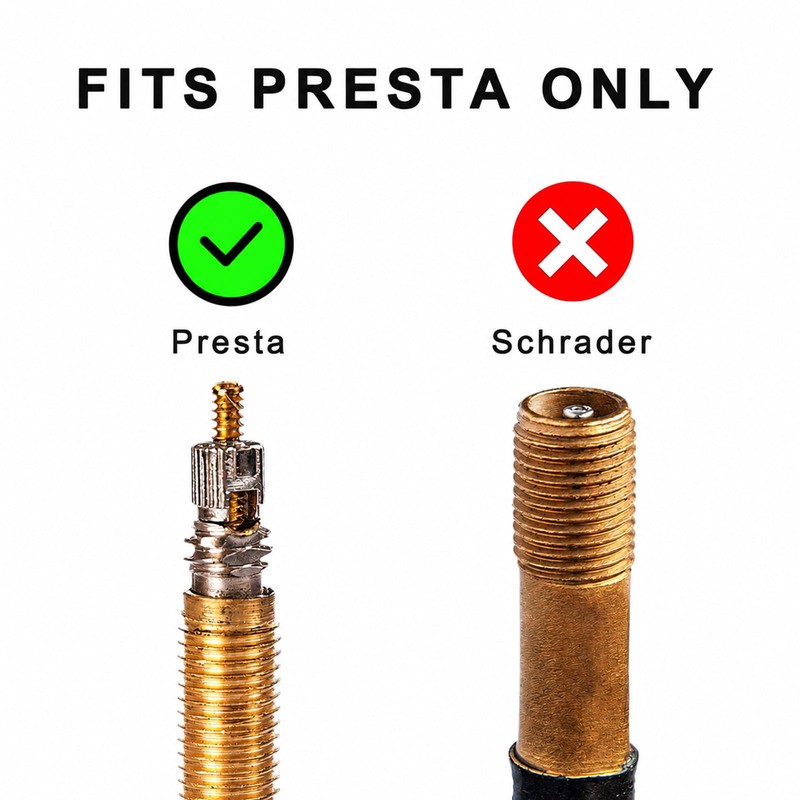 Red Presta Valve caps 2 in 1 Bike tire caps
