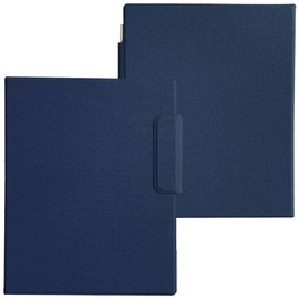 FineGear Magnetic Case for Remarkable 2 Paper Tablet 10.3" 2020, PU Leather Slim Lightweight Book Folio Stand Protective Cover with Pen Holder (Navy)