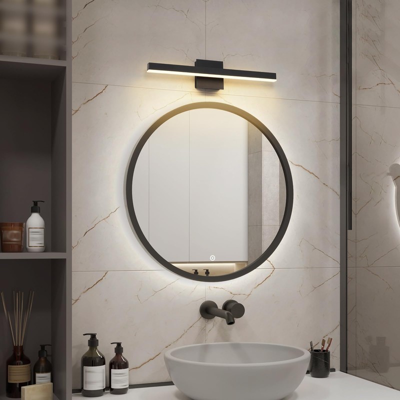 Joossnwell Vanity Light for Bathroom Lighting Fixtures Over Mirror 23.62