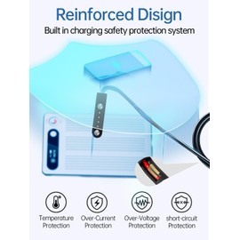 WUNIAK Charging Cable for Yorlu A1-X AI Voice Recorder, Magnetic USB Charging Cable USB Flexible Accessories for Yorlu A1-X ，(2 Pack)