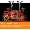 Baverta Thermometer BBQ Thermometer Stainless Steel BBQ Thermometer Temperature Meter