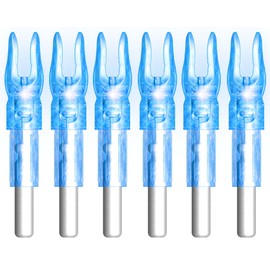 XHYCKJ 6PCS X Led Lighted Nocks for Arrows with .203" Inside Diameter,Screwdriver Included