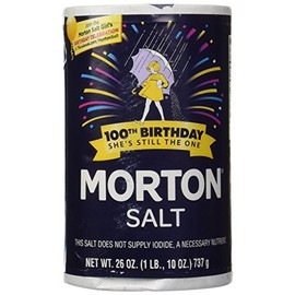 Morton Salt Regular Salt - 26 oz (Pack of 10)