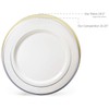 " OCCASIONS" 150 Piece set (25 Guests)-Wedding Plastic Plates &