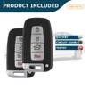 AKS KEYS Replacement for Hyundai Key Fob (4 Buttons) That