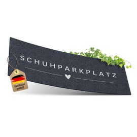ElbFuchs® Schuhparkplatz Doormat 75 x 30 cm | Ideal Shoe Mat Drying Mat and Shoe Mat | Washable Door Mat and Shoe Scraper for Indoor Use
