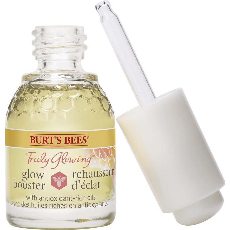 Burt's Bees Truly Glowing Reawakening Glow Booster, Face Serum with