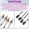 4pcs FEXON Oxygen Sensor Upstream Downstream O2 Sensor Compatible with