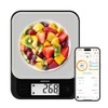 FITDAYS Báscula de cocina inteligente para bajar de peso y