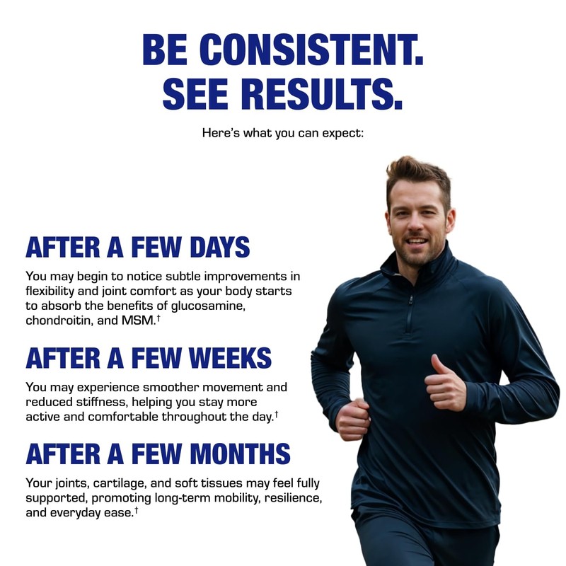 High Absorption Glucosamine Chondroitin MSM - Clinical Formula Bone Joint