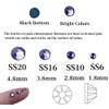 Hotfix Rhinestones,8000pcs SS6 1.8mm Flatback Hotfix Rhinestones Round Crystal Glass
