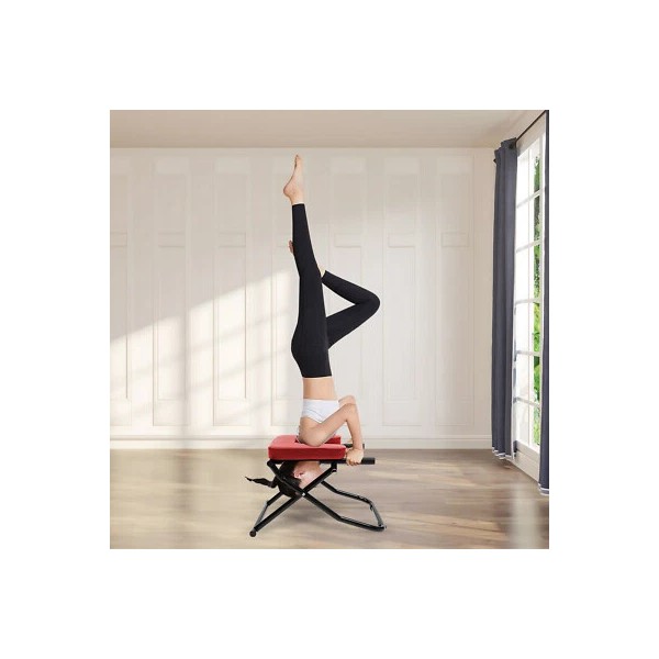 Unbranded Yoga Headstand Chair Bench Stand Inversion Stool Fitness Inversion