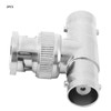 2pcs Splitter BNC Male to Dual Female Coaxial Adapter T