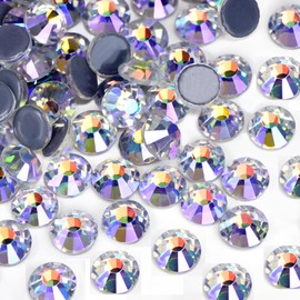 Jollin 2880pcs Hotfix Crystal Flat Back Rhinestones Glass Diamonds Gemstones for Crafts Crafts Decorations Clothes Shoes 4.0mm SS16 Starry Sky