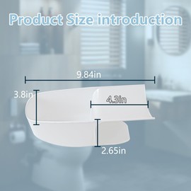 Portable Pee Guard Compatible for Toilet, Stops Urine Splash Compatible for Adult Men and During Boys Potty Training
