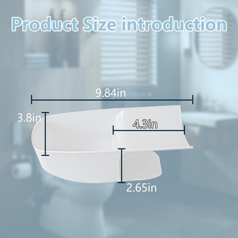 Portable Pee Guard Compatible for Toilet, Stops Urine Splash Compatible