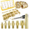 ERHT 3D Printing Brass Nuts Threaded Inserts M2 M2.5 M3