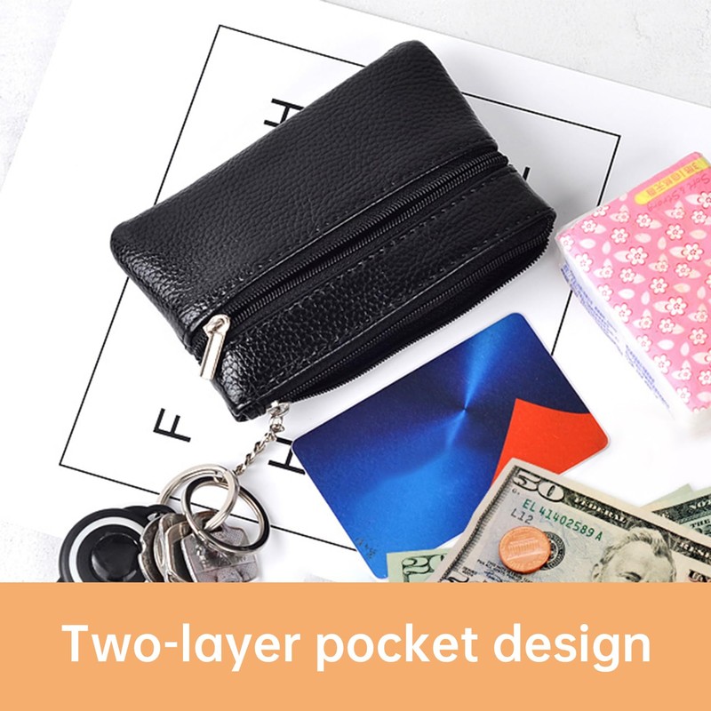 YueJieSelected Key Case Key Case PU Leather, black