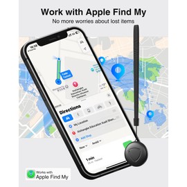 Air Tracker Tag Item Finders - 2 Pack Smart Tag Bluetooth Key Finder Compatible with Apple Find My (IOS Only), GPS Trackers Devices for Wallets, Bike, BagSuitcases, Luggages, Bags, Tracking Device