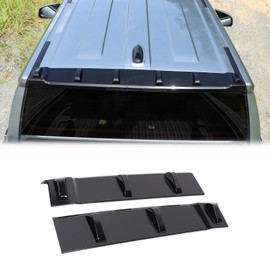 Heutamo Roof Spoiler Trim Cover Compatible with Toyota Tacoma 2024 2025 2026 Truck Cab Roof Spoiler Panel Protector Exterior Decoration Accessories 2PCS (Bright Black)