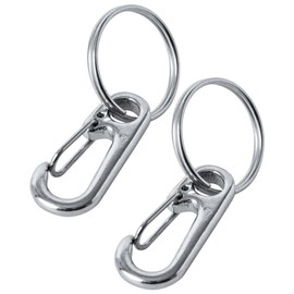 MM B-2003 (MPW-3) Stainless Steel Mini Clip (with Double Link), Pack of 2