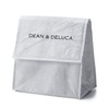 DEAN & DELUCA Lunch Bag, White, Cold Bag, Foldable, Compact,