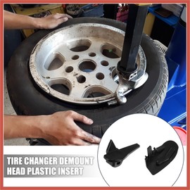 ACROPIX 6 Set Tire Changer Insert Tire Demount Head Tire Machine Guard Wheel Side Protector for Mount Demount Duck Head Tyre Repair Black 2.17"x1.02"x1.02" Car Parts