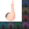 PeacockShaped Projection Lamp Decorative Light Touch Control ABS Nightlight Bedroom(Pink
