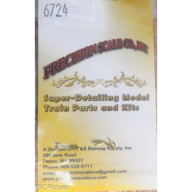 Precision Scale N #6724 Valves, Check, Nathan (Brass Castings) 1/160th Scale