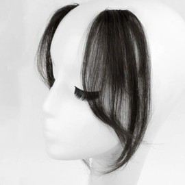 Bangs wig partial wig extensions 25cm (WFIJHSL) 25cm - BlackWFIJHSL / 앞머리 가발 부분가발 붙임머리 25cm (WFIJHSL) 25cm - 블랙WFIJHSL