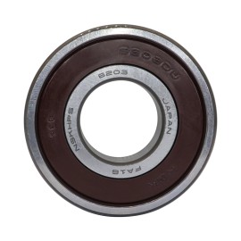 NSK (Qty.2) NSK 6203DDU 6203-2RS RUBBER SEALED Bearings17X40X12 mm Made In Japan
