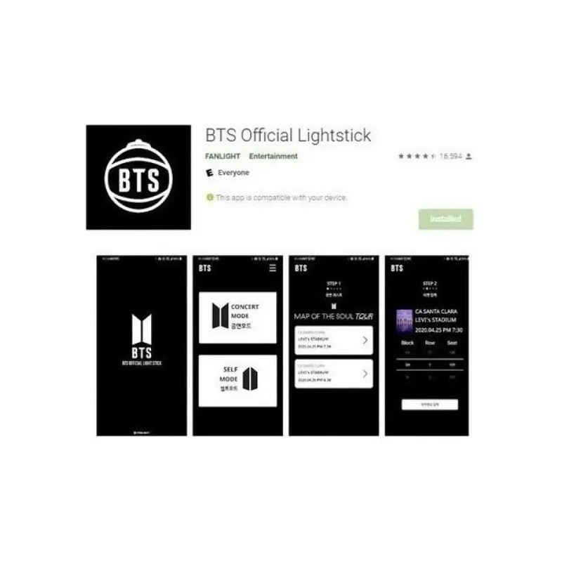 . Bts Army Bomb V4 Lightstick Oficial Original App Bluetooth