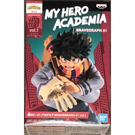 Banpresto MY HERO ACADEMIA - Izuku Midoriya - Bravegraph - Figurine 14cm