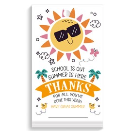 Summer Teacher Appreciation Gift Tags Sunshine Writing Thank You Tag,Thanks for All You've Done This Year Have Great Summer Tag,End of School Year Tags Gift Tags,Thank You Gift Tags for Teacher