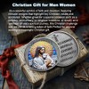 RYUKENLM Jesus Christian Challenge Coin-Empowerment Religious Token - Psalm 46:1