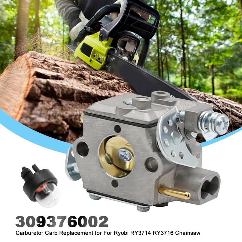 309376002 Chainsaw Carb with Tune Up Kit Replacement for Ryobi