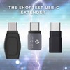 Afterplug USB C Extension Adapter, USB-C Male to Female, Thunderbolt