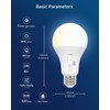 FLSNT A19 Dimmable LED Light Bulb, 9W (60W Equivalent), 5