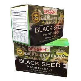 Deggeh Black Seed Herbal Tea - 25 Bags