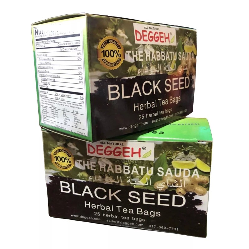 Deggeh Black Seed Herbal Tea - 25 Bags