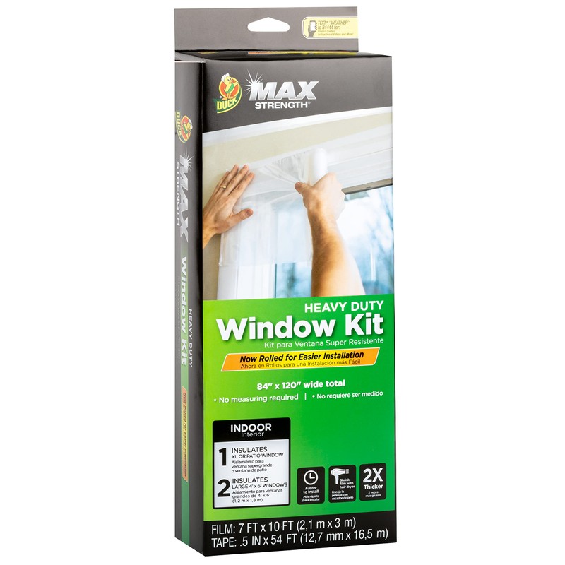 Duck MAX Strength Window Insulation Kit, Winter Window Seal Kit