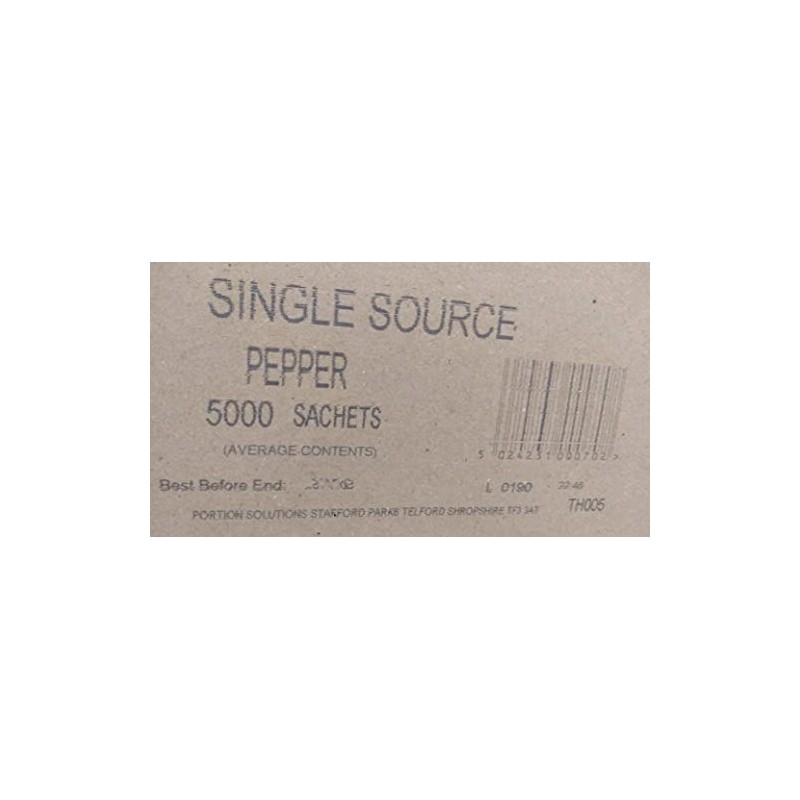 Salt Sachets (400) & Pepper Sachets (400)