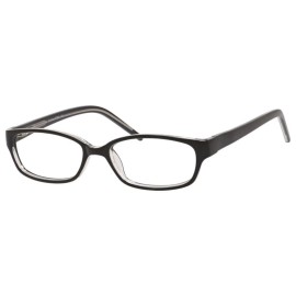 JUBILEE J5785 WOMEN'S PLASTIC EYEGLASSES 51-16-140 BLACK/CRYSTAL WITH SOFT CASE