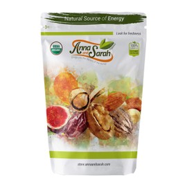 Anna and Sarah Organic Dried Mango 1 Lb, No Sugar Added Natural Snacks