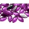 10x5mm Rose JG32 Flat Back Navette Acrylic Jewels Marquise Rhinestones