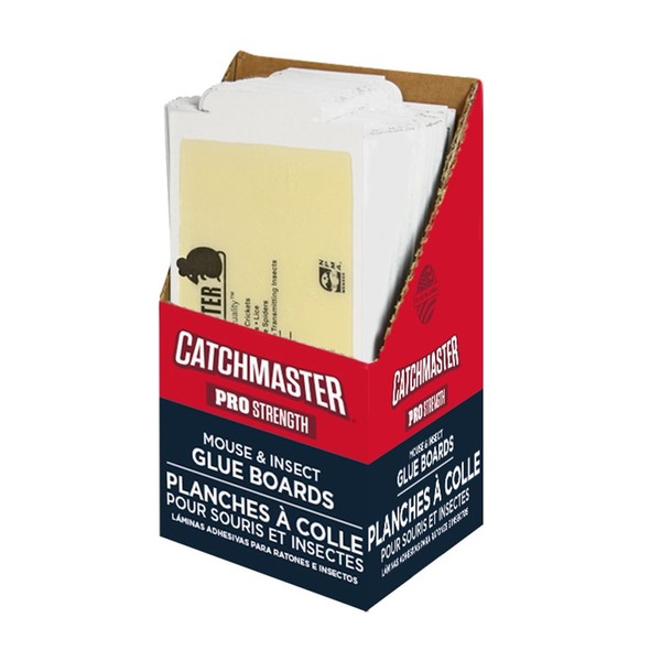 Catchmaster Bulk Pack Mouse and Insect Glue Boards, 75-Pack