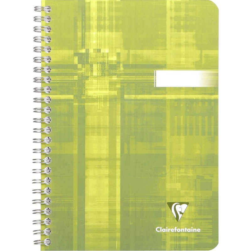 Set of 3 Clairefontaine Wirebound Graph Notebook (6 x 8
