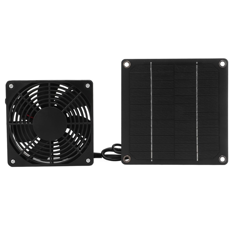 Solar Fan Effective Cooling Safety Protection Easily Install 3W 43.4CFM
