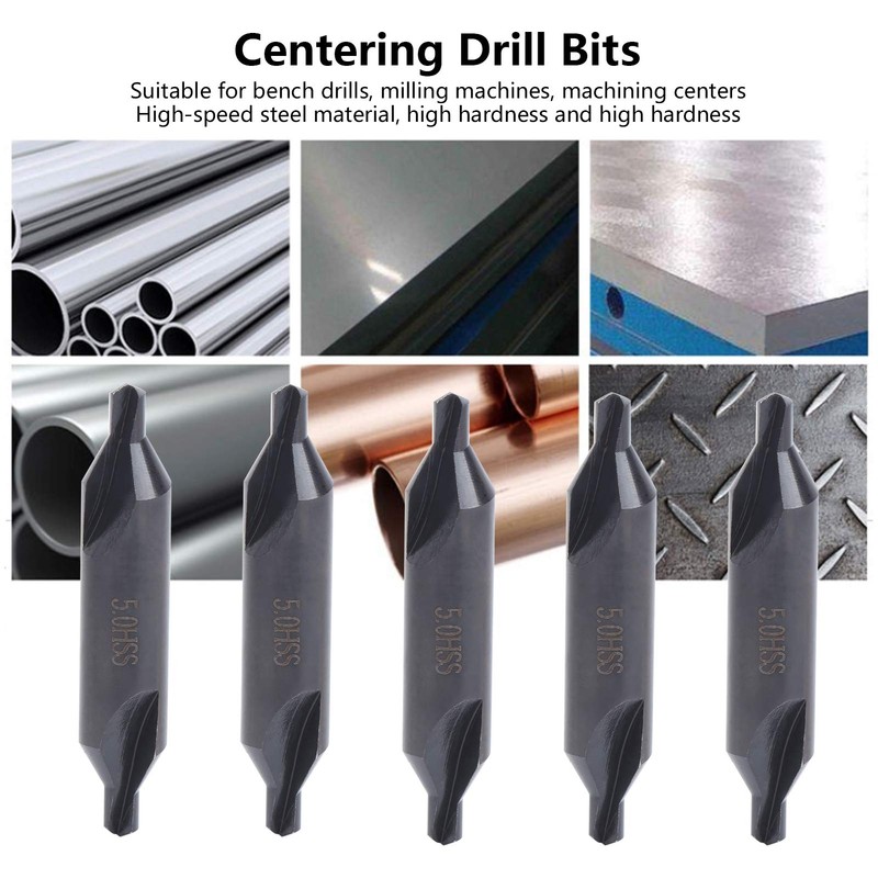 5 x 5 mm High-Speed Steel Centre Drill, Drilling Tool,